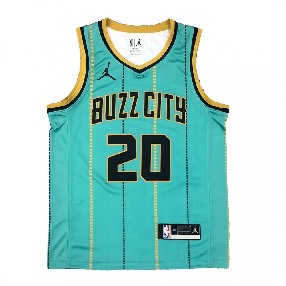 Men's Charlotte Hornets Hayward #20 Jordan Green Swingman Jersey - Association Edition-Pro Kit Vault | Brand New 26/27 Sports Jerseys